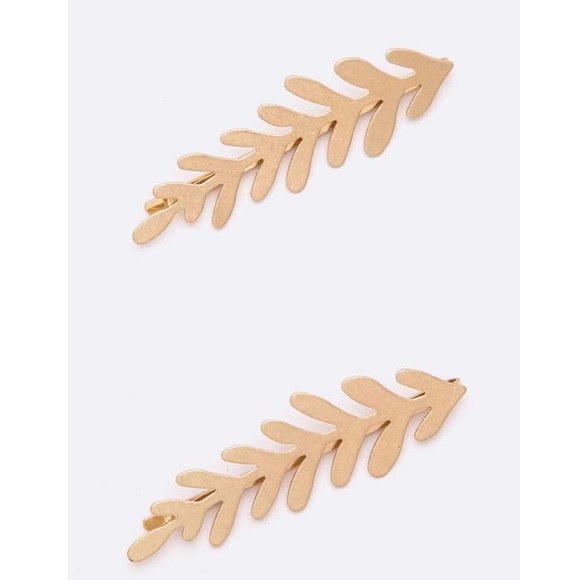 Accessories - Just In! Leaf Cut Out Hair Clip Set Accessories - Just In! Leaf Cut Out Hair Clip Set